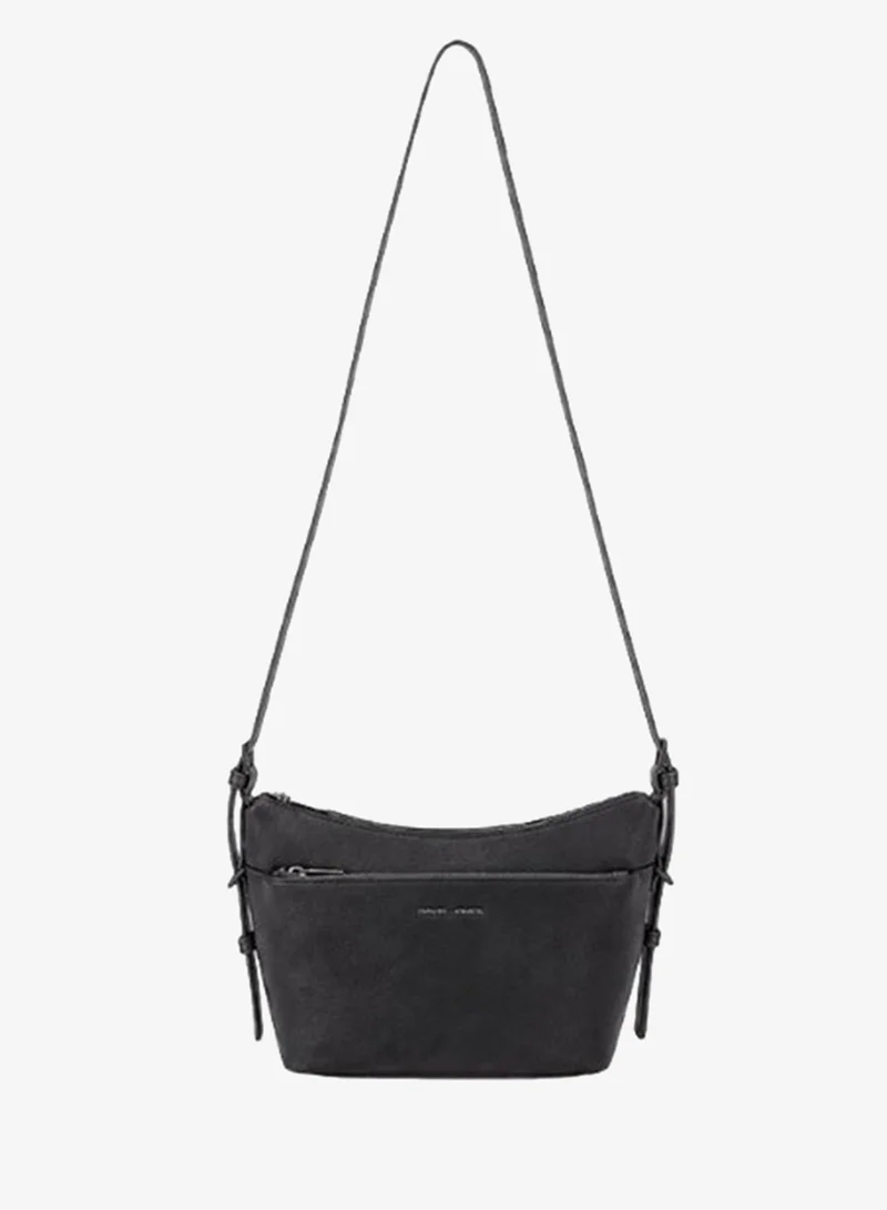 David Jones Annelise Vegan Leather Crossbody Bag | Elegant Everyday Handbag model cm8407| Compact Women's Purse with Adjustable Strap