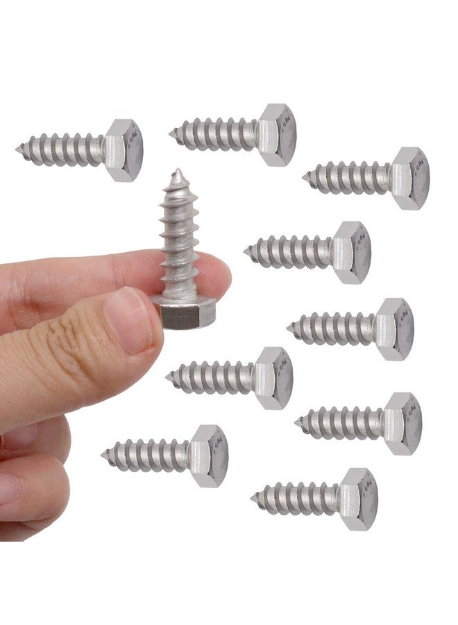 BENLIUDH 5/16" X 1" Hex Lag Screws, 304 Stainless Steel Lag Screws Bolts for Wood (20pcs) - Image 5