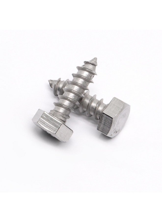 BENLIUDH 5/16" X 1" Hex Lag Screws, 304 Stainless Steel Lag Screws Bolts for Wood (20pcs) - Image 4