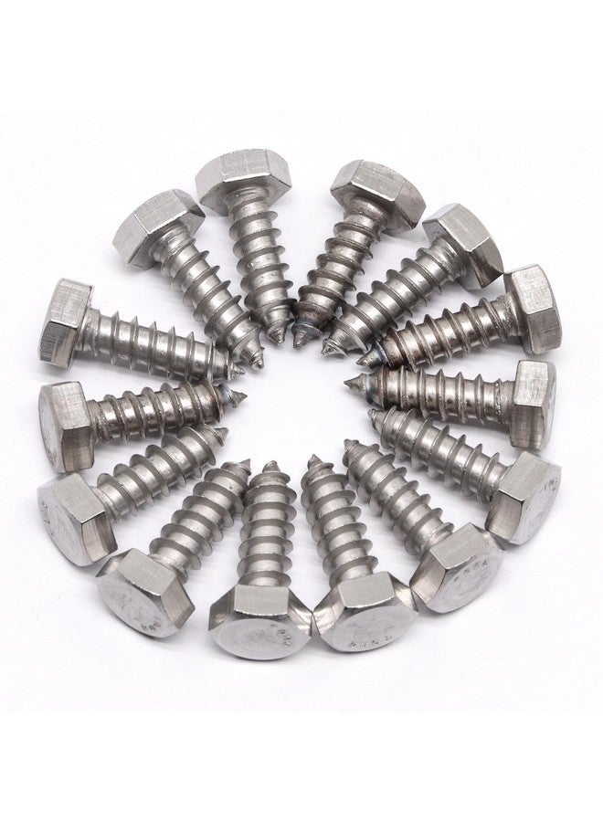 BENLIUDH 5/16" X 1" Hex Lag Screws, 304 Stainless Steel Lag Screws Bolts for Wood (20pcs) - Image 3