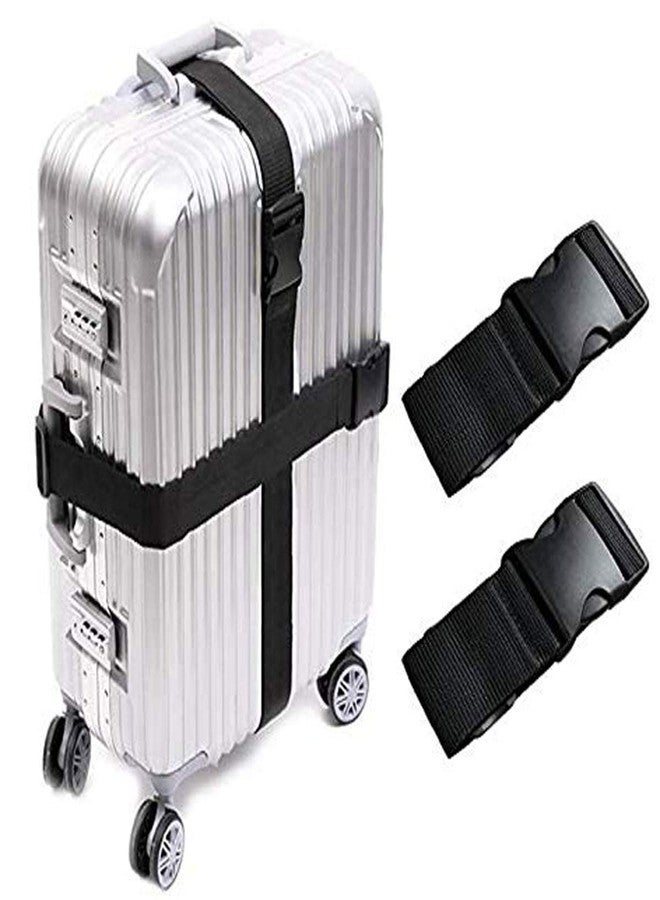 SHREYAGN 2-Piece Luggage Straps | Belts to Keep Your Suitcase Secure While Traveling, Premium Accessory for Travel Bag Closure - Image 1