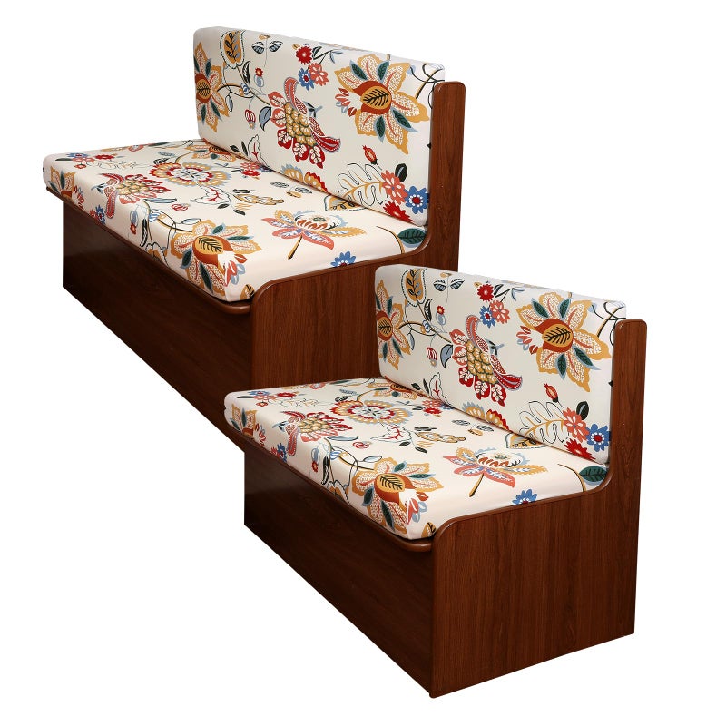 KRFOONN RV Dinette Cushion Covers Stretch Camper Cushions Cover Replacement Couch Cushion Slipcovers Washable Loveseat Slipcovers for Travel Trailer Couch Includes 2 Backrest Cover 2 Bench Cover 03 - Image 2