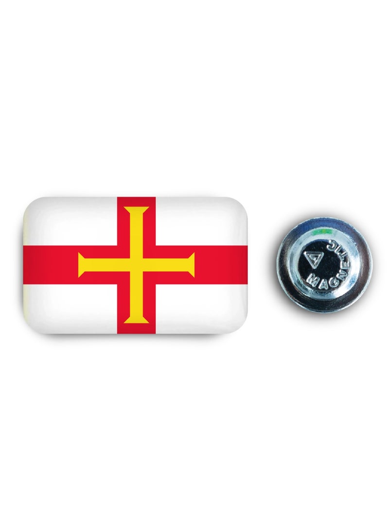 971ميديا شارة مغناطيسية بتصميم علم غيرنسي - Image 1