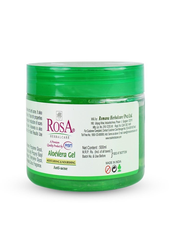 ROSA Aloevera Gel With Anti -acne I Unisex, Pack of 2-100 ml Each - Image 4