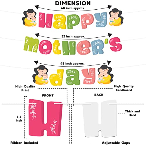 Festiko® Mother's Day Decorations Colourful Combo (104 Pcs), Mother's Day Celebration, Party Decoration Supplies (Balloons Arch Kit & Banner) - Image 5