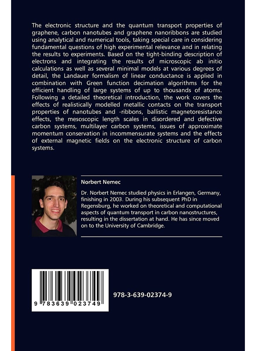 Quantum Transport in Carbon-based Nanostructures - Theory and Computational Methods^  - Image 2