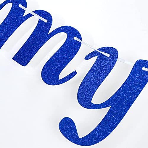 Festiko®Blue Glitter It's My 13th Birthday Banner - Official Teenager Banner - Happy 13th Birthday, Cheers to 13 Years Party Decoration Supplies - Image 5