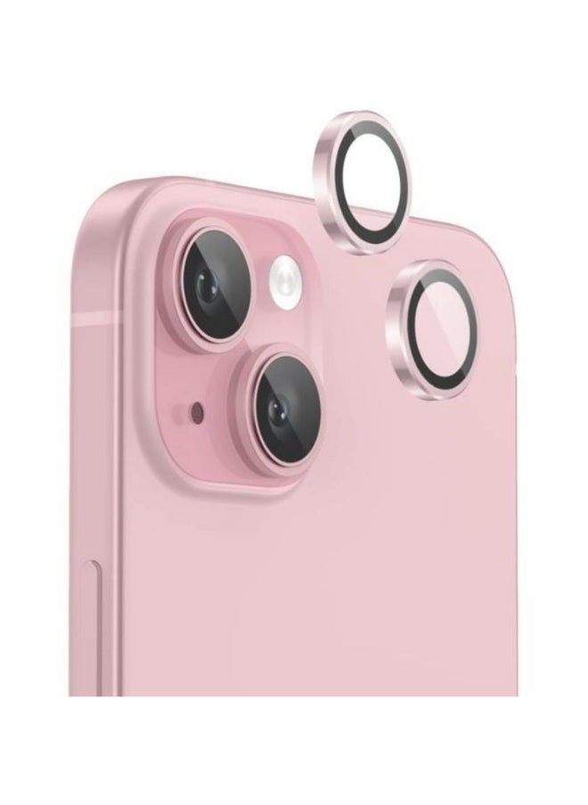 Protect PROTECT Xzoom Lens Protector for  iPhone 15 Pro / 15 Pro Max | Sapphire Glass, Metal Frame, Ultra Clear, Pink – Model: XIP15PNK  - Image 1