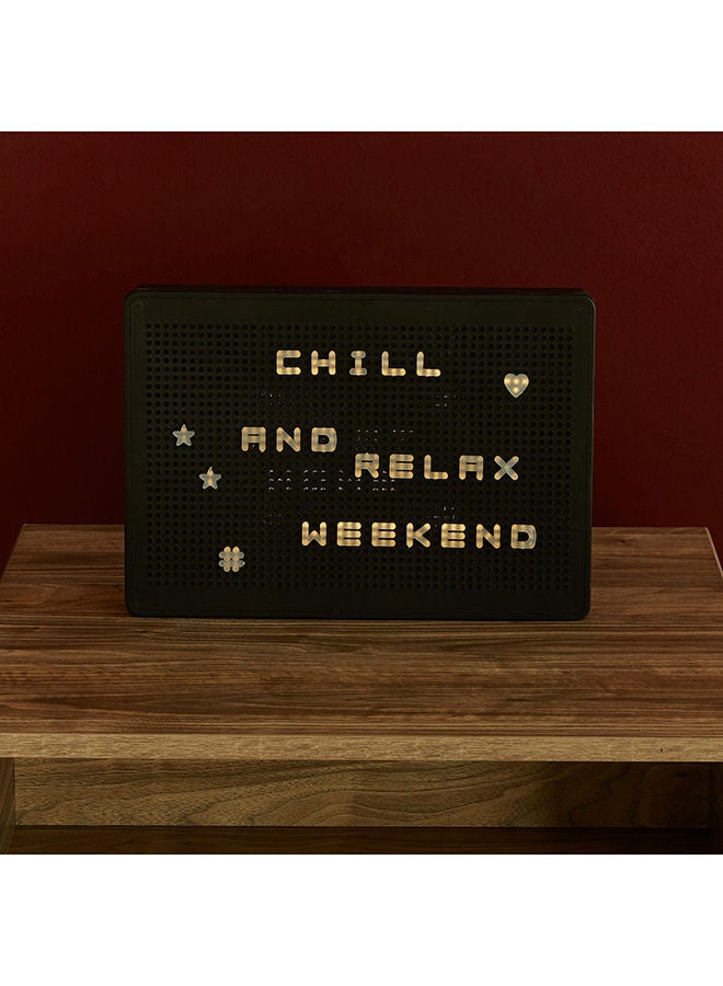 نيبمينينت طقم حروف مكون من 196 حرفاً مع صندوق مضيء لعرض الرسائل أسود - Image 4