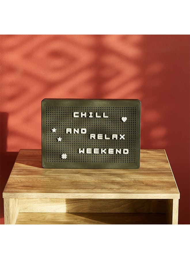 نيبمينينت طقم حروف مكون من 196 حرفاً مع صندوق مضيء لعرض الرسائل أسود - Image 2