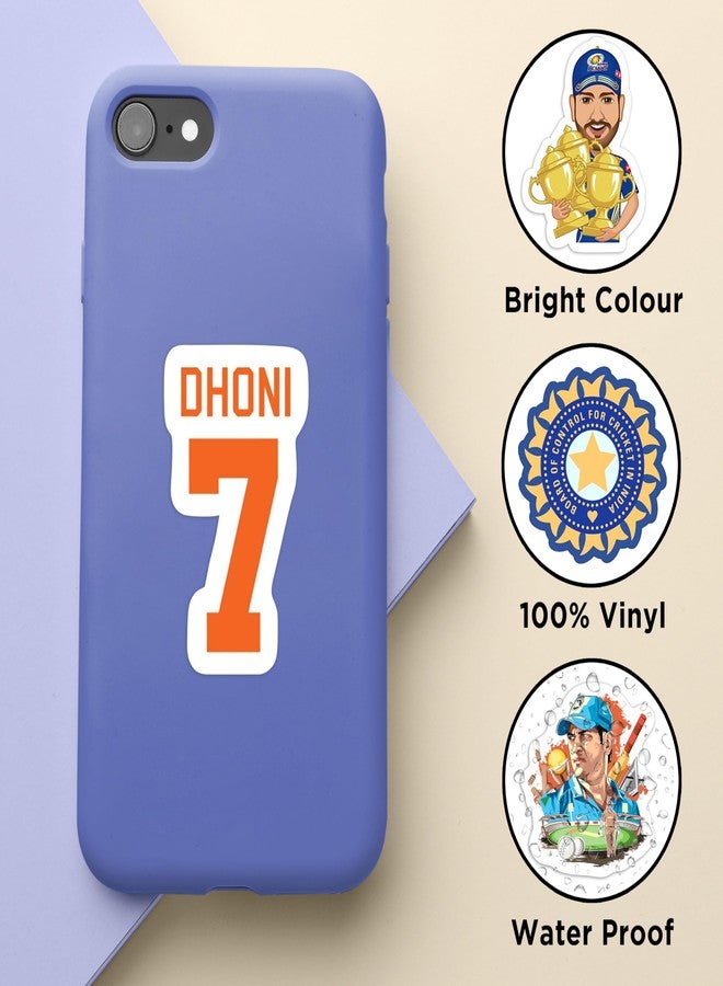 Wonder Hub Sports Car F1 Racing Stickers Vinyl for Laptop,Phone Cover, Guitar, Journal,Diary Multi-Color Waterproof Sticker Set of 61 Sticker (Cricket Stickers) - Image 4