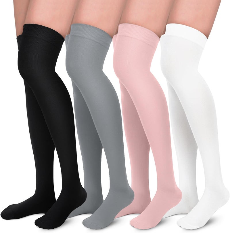 Aoliks Compression Socks for Women & Men,Thigh High Support Socks for Nurses Fyling Pregnancy - Image 1