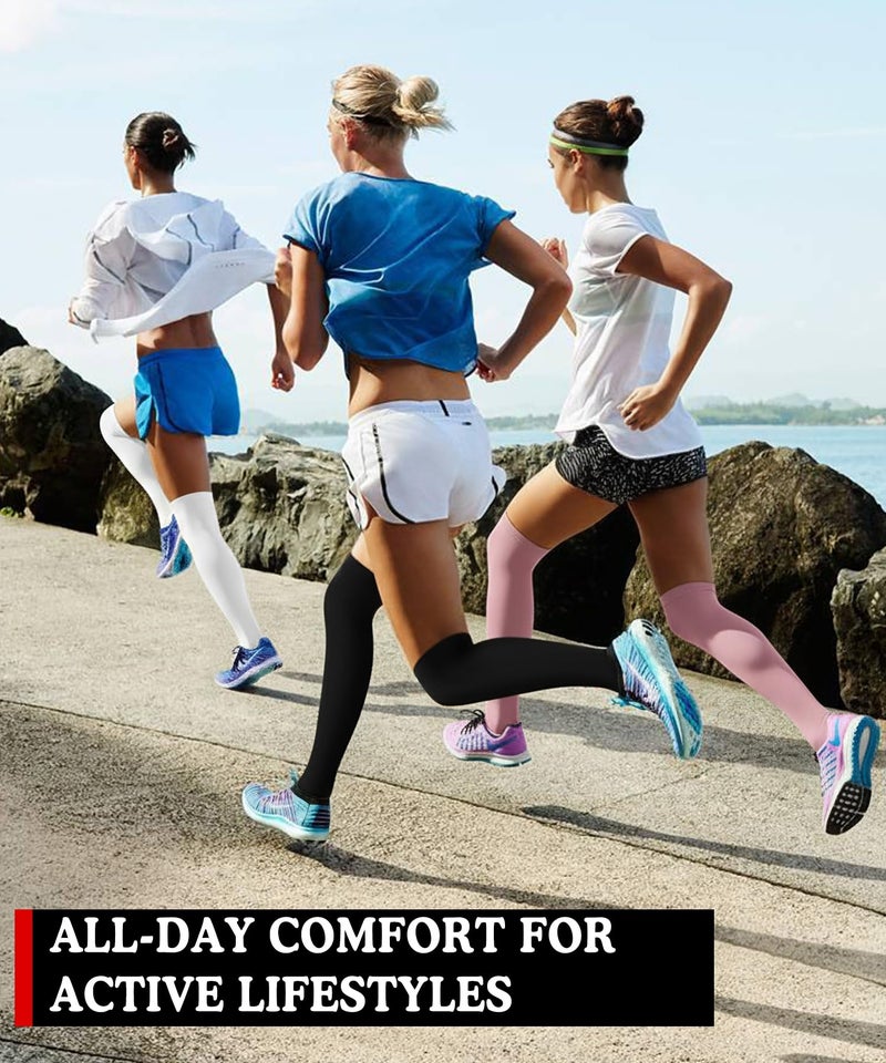 Aoliks Compression Socks for Women & Men,Thigh High Support Socks for Nurses Fyling Pregnancy - Image 5