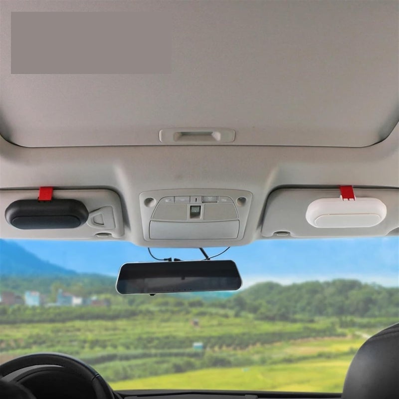 QASULER Car Sun Visor Glasses Case for Toyota C-HR - Image 3