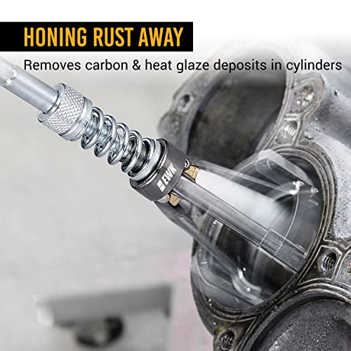 EWK 1 to 2-1/2 Inch 3 Stones Engine Cylinder Hone Tool Adjustable Cylinder Deglazer Piston Honer 220 Grit - Image 3