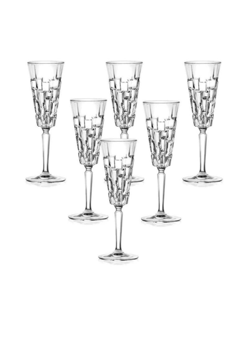 RCR - Italian Crystal cup set RCR 190 ml - ETNA FLUTE - Image 1