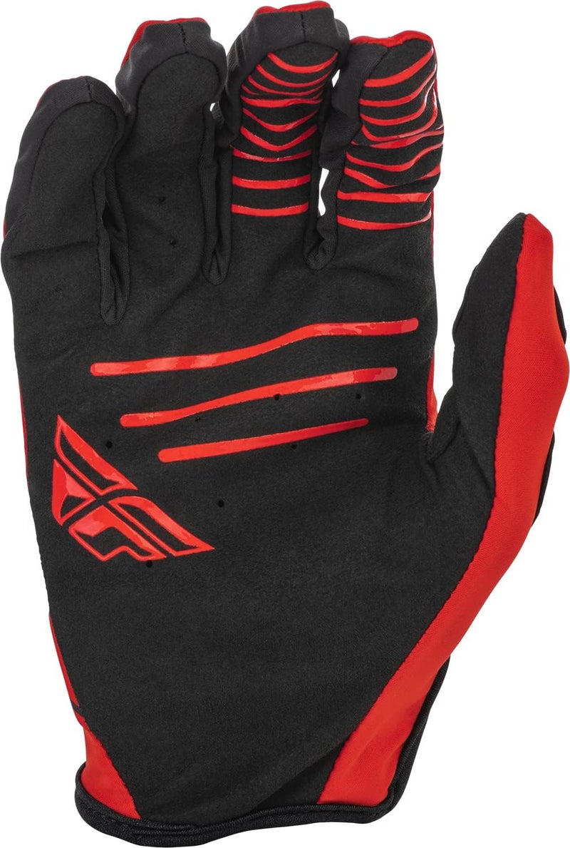 Fly Racing Windproof Lite Adult Gloves - Black/Red, Size Medium - Image 2