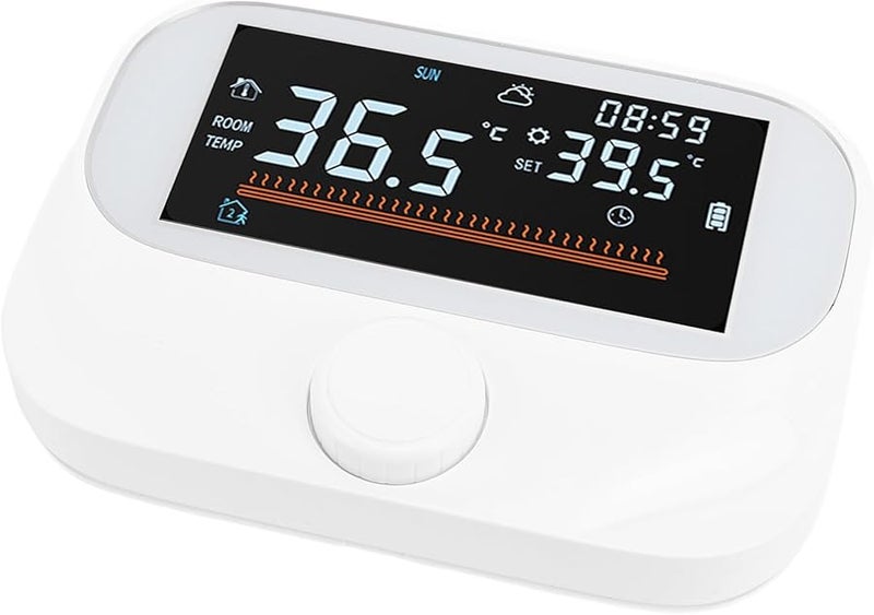 منظم الحرارة الذكي مع شاشة LCD عرض سهلة التركيب لتوفير الطاقة في المنزل - Image 3