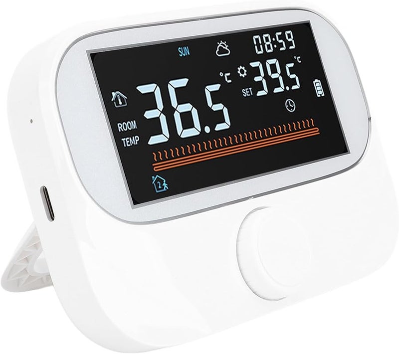 منظم الحرارة الذكي مع شاشة LCD عرض سهلة التركيب لتوفير الطاقة في المنزل - Image 5