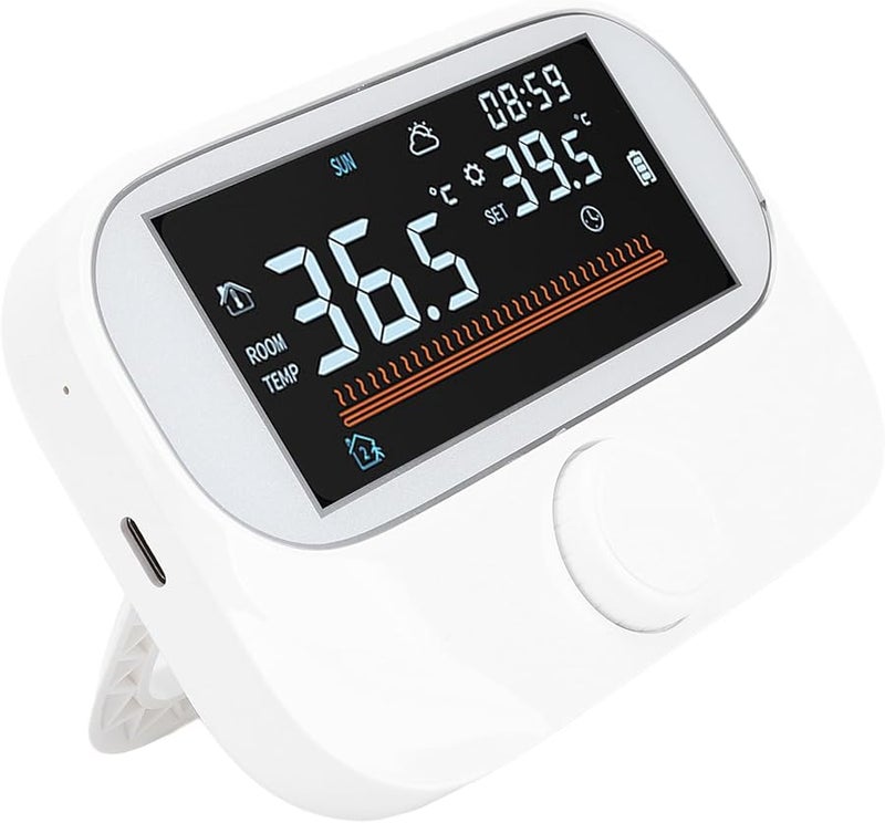 منظم الحرارة الذكي مع شاشة LCD عرض سهلة التركيب لتوفير الطاقة في المنزل - Image 4