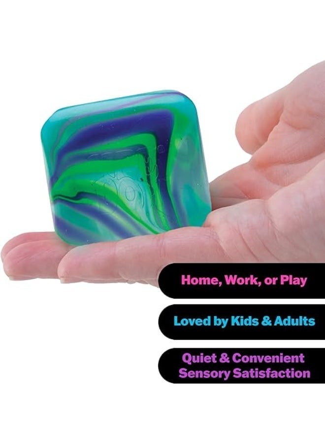 Schylling Needoh Swirl - Sensory Toy with a Super Solid Squish - Unique, Swirling Color Blend - Ages 3 and Up (Green) - Image 3