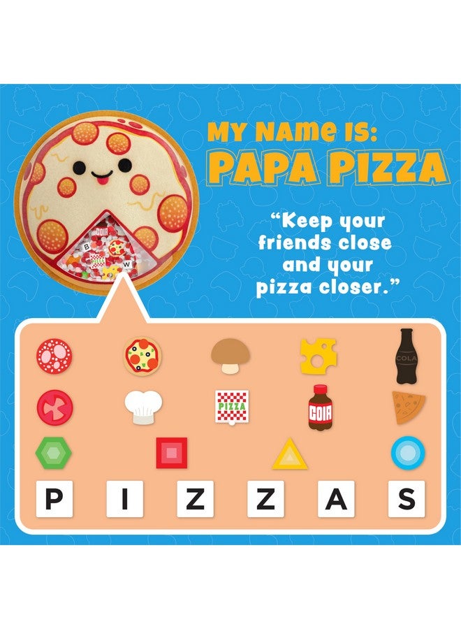 Vango BIZYBOO - The Original Seek & Find Plush - Hidden Object Search Problem Solving Educational Matching Game for Kids 2 and Up - 2 Pack (Cruz & Papa Pizza) - Image 4