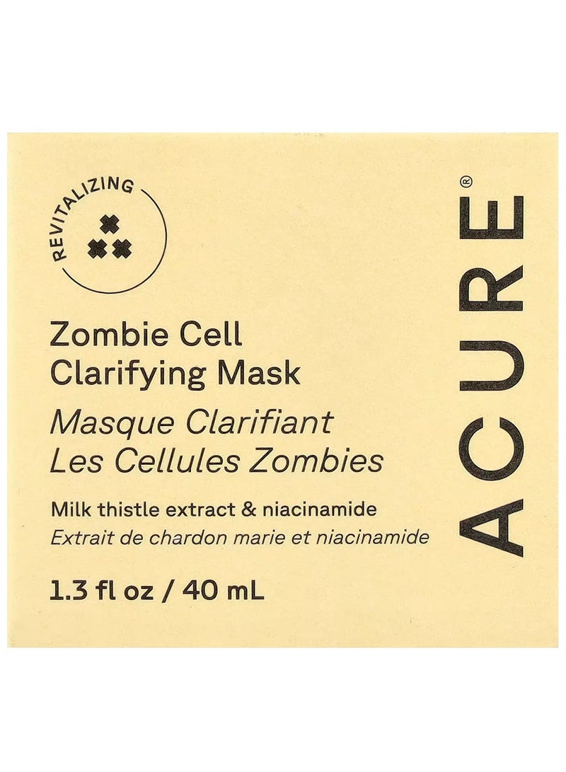 ACURE, Zombie Cell Clarifying Beauty Mask, 1.3 fl oz (40 ml) - Image 2