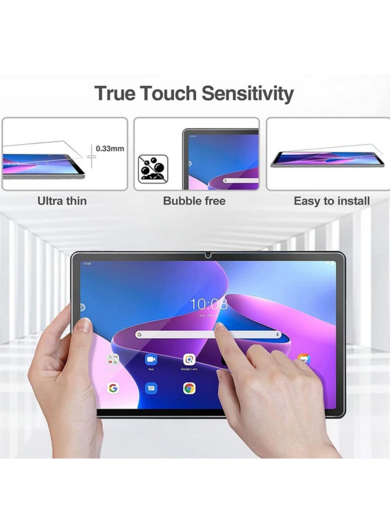 2Pack For Lenovo Tab M10 Plus 3rd Gen Screen Protector 9H Hardness HD Clear Anti Scratch Tempered Glass 10.6 Inch TB128FU TB125FU 2022 Release - Image 4