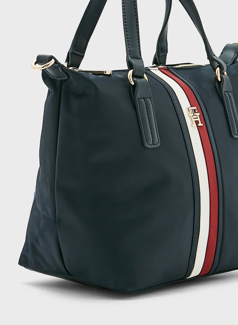 TOMMY HILFIGER Poppy Top Handle Small Tote Bag