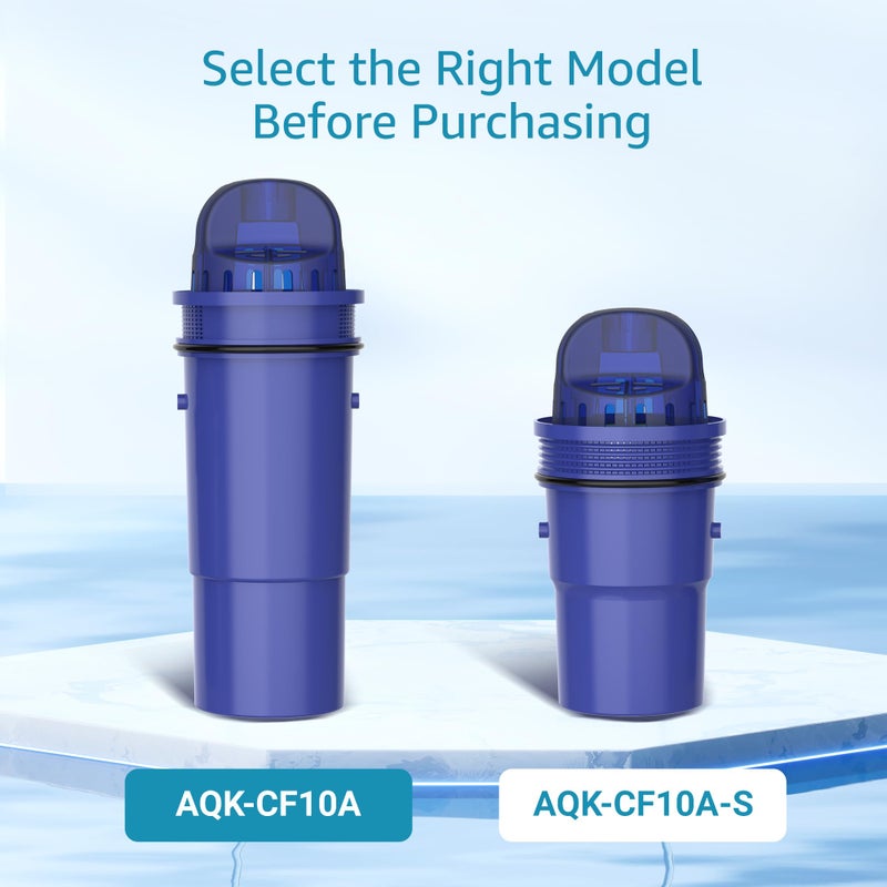 AquaCrest AQUA CREST NSF Certified Filter, Replacement for Pur®, Pur® Plus Pitcher Water Filter, CRF950Z, PPF951K, PPF900Z, DS1811Z, PPT711, PPT111, CR-1100C and All Pur® Pitchers and Dispensers, 4 Packs  - Image 2