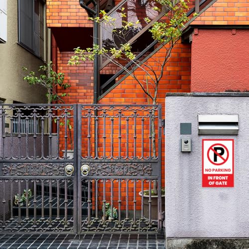 Printodelivery No Parking Sign Board 5MM Thickness 12x8Inch– Durable Vinyl Board for Gates, Parking Areas & Buildings | Office, Home, Industry, Public Places, Hospital | Indoor & Outdoor Easy Stick - Image 4