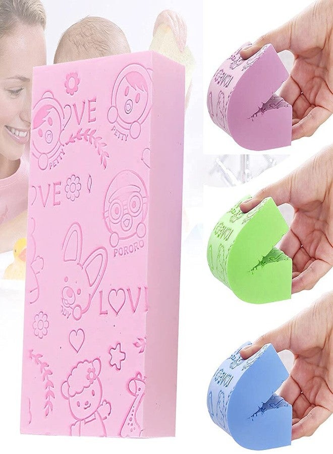 HEYOL Soft Exfoliating Sponge, Dead Skin Remover Sponge For Body, Face Scrubber for Women and Men, Bath Sponge For Shower(Multicolor)-Pack Of 1 - Image 5