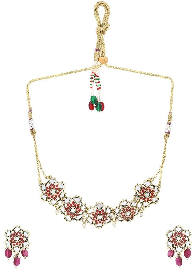 Thikri Jadau Style Necklace Set - pzsku/Z772C495946778181B368Z/45/_/1730198351/92e293ac-8357-4631-88af-4b143a43b741