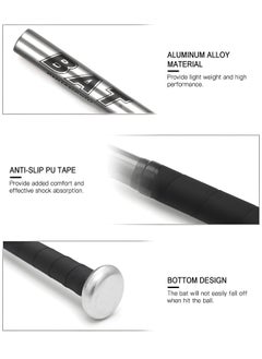 GROIC 25 Inch Aluminum Baseball Bat Set with Glove & Baseballs for Softball, Batting Practice, Pickup Games,Youth Baseball Bat,Sports Equipment  - Image 2