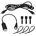 CHolic USB Port Snowmobile Heated Helmet Connector 12v USB RCA Plug Heated Cord for Heated Most Electric Shields Helmet Visor Port Kit - Image 2