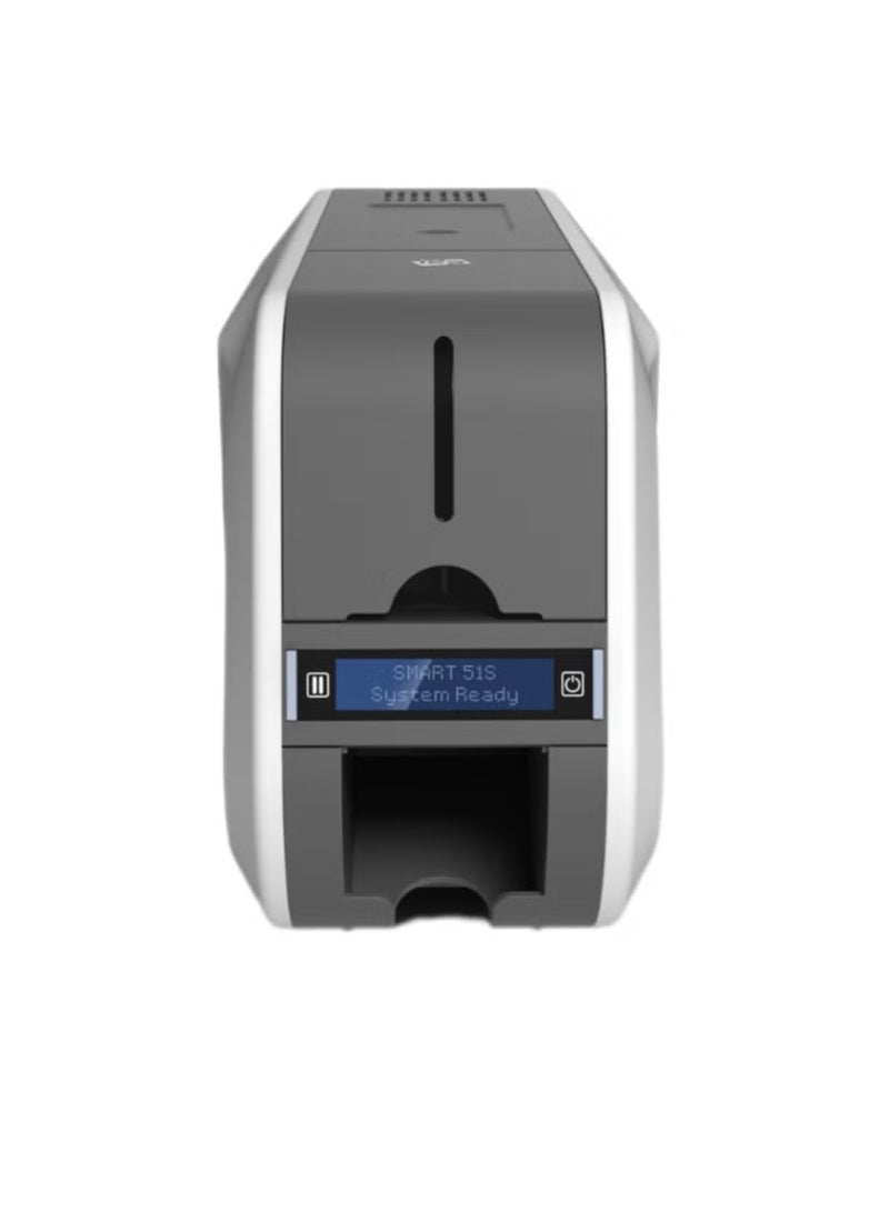 Smart 51S Plastic PVC ID Card Printer – Single-Sided Color Printing for Employee Badges, Membership Cards, Access Cards, Loyalty Cards – Ideal for Office, School & Business Use - Image 3