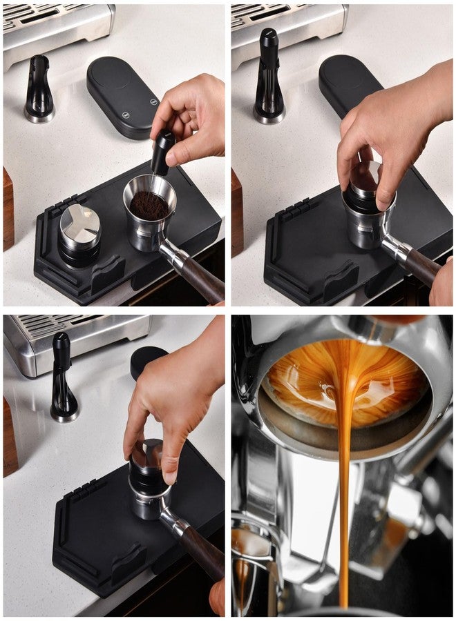 MATOW WDT Espresso Distribution Tool, MATOW 6 Prongs Coffee Needle Distribution Tool with Stand - Needle Espresso Distribution Stirrer - 0.4mm Thick Wires - Anodized Aluminum Handle and Stand - Image 3