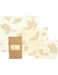 Bee's Wrap Bee's Wrap BeeÃ¢â‚¬â„¢s Wrap Ã¢â‚¬â€œ Assorted Set of 3 Ã¢â‚¬â€œ Certified B Corporation Ã¢â‚¬â€œ No Synthetic Wax or  - Image 1