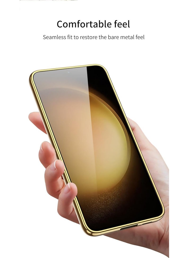 VKL Samsung Galaxy S24 Ultra Case for Leather, Cute Diamond S24 Ultra Case with Camera Lens Protector for Women Men, Soft PU + Electroplated Frame Non-Slip Shockproof Case for Samsung S24 Ultra - Image 3