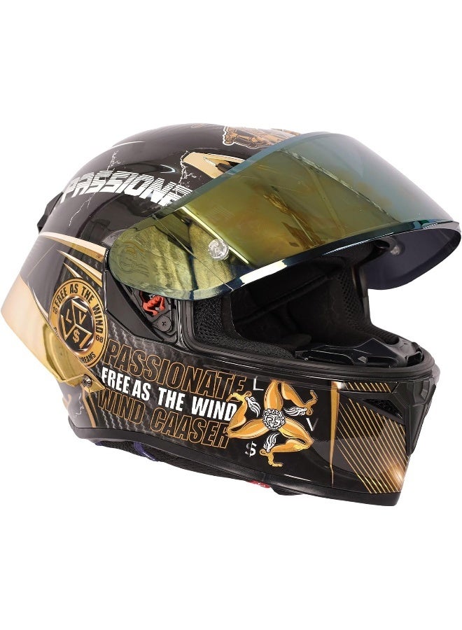 خوذة دراجة نارية كاملة الوجه من سلسلة الشغف - Image 3