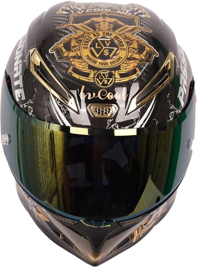 خوذة دراجة نارية كاملة الوجه من سلسلة الشغف - Image 5