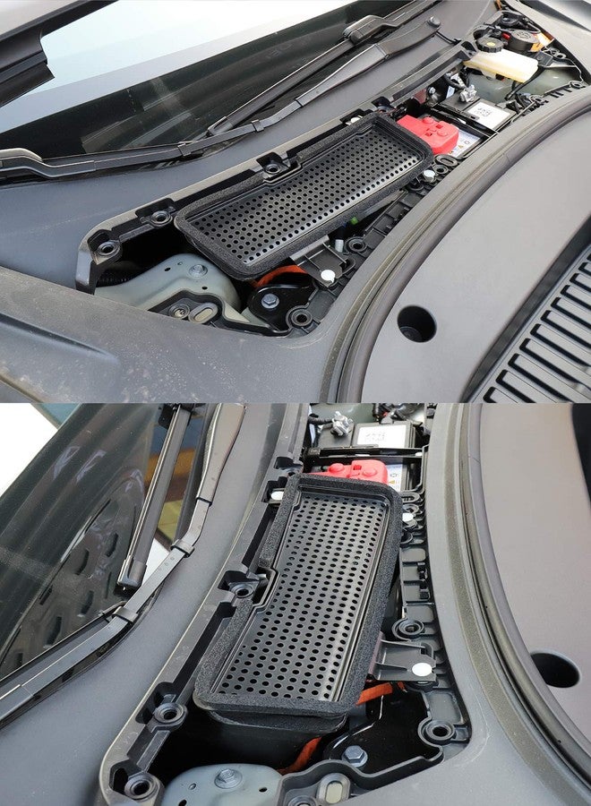 Wocch Model 3 Air Intake Grille Cover Air Flow Vent Protection Frame Cover Anti-blocking Air Inlet Grill Cover for 2021 2022 2023 Tesla Model 3 Accessories - Image 5