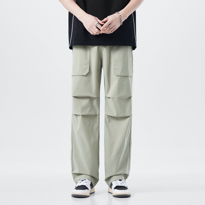 American Style Crock Pants Men'S And Women'S 2024 Spring New Fashionable Straight Jacket Rush Pants Outdoor Windproof Mountaineering Pants For Men - Image 3