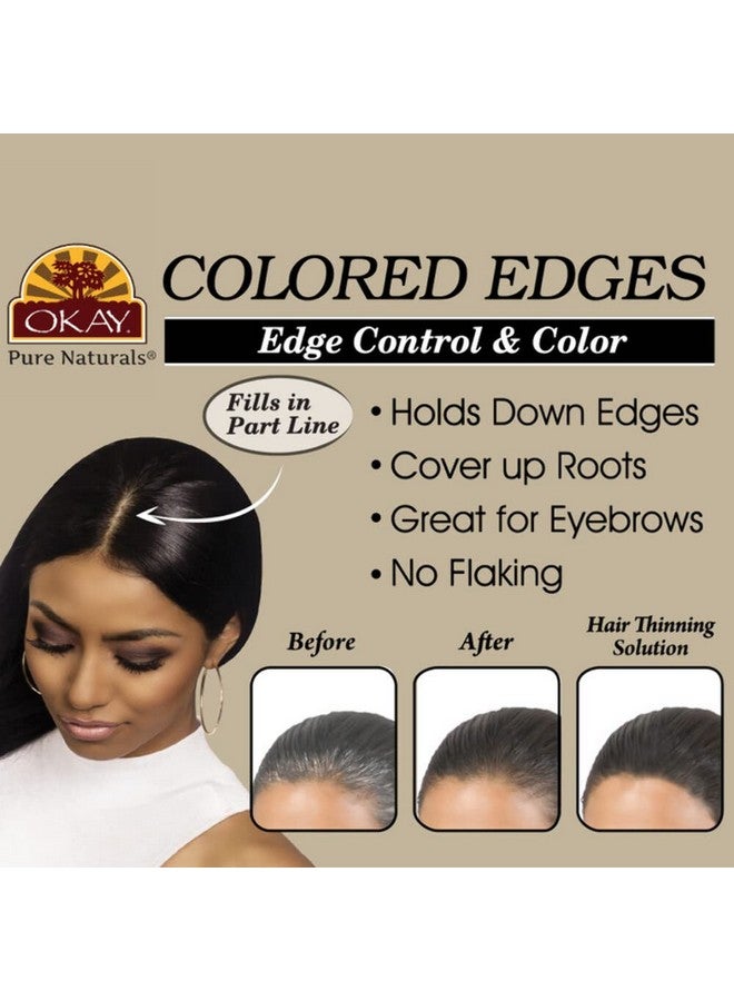 OKAY Colored Edges Dark Brown 2Oz / 59Ml - Image 4