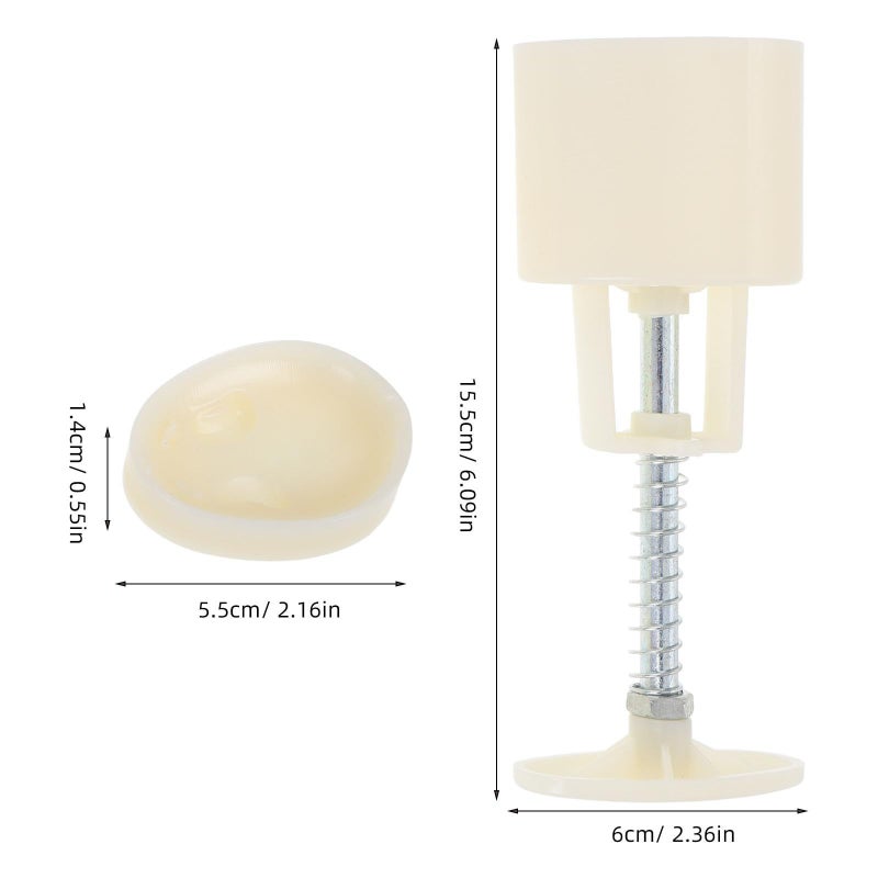 Rabbit Shape Cookie Mold 2pcs Set Non Stick Plastic Press Design for Mooncake Baking - Image 3