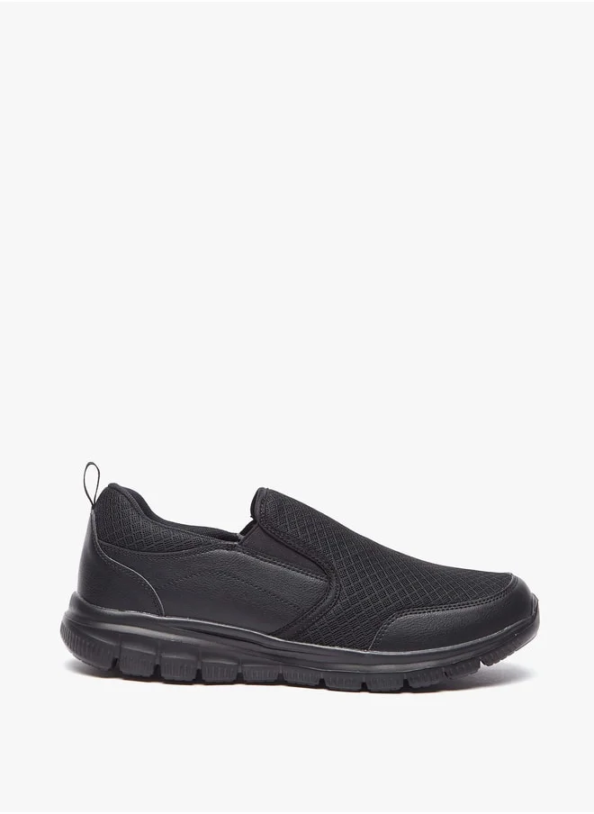 داش Men Textured Slip-On Sports Shoes