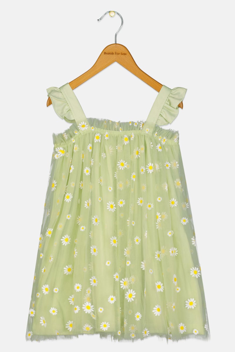 English Laundry Toddlers Girl Floral Print Dress, Multicolor - Image 2