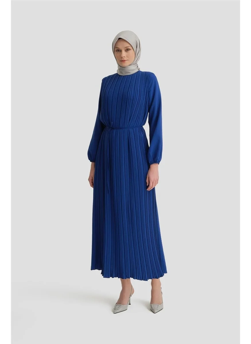 ARMINE Pleated Dress 24Yd9435 Saxe