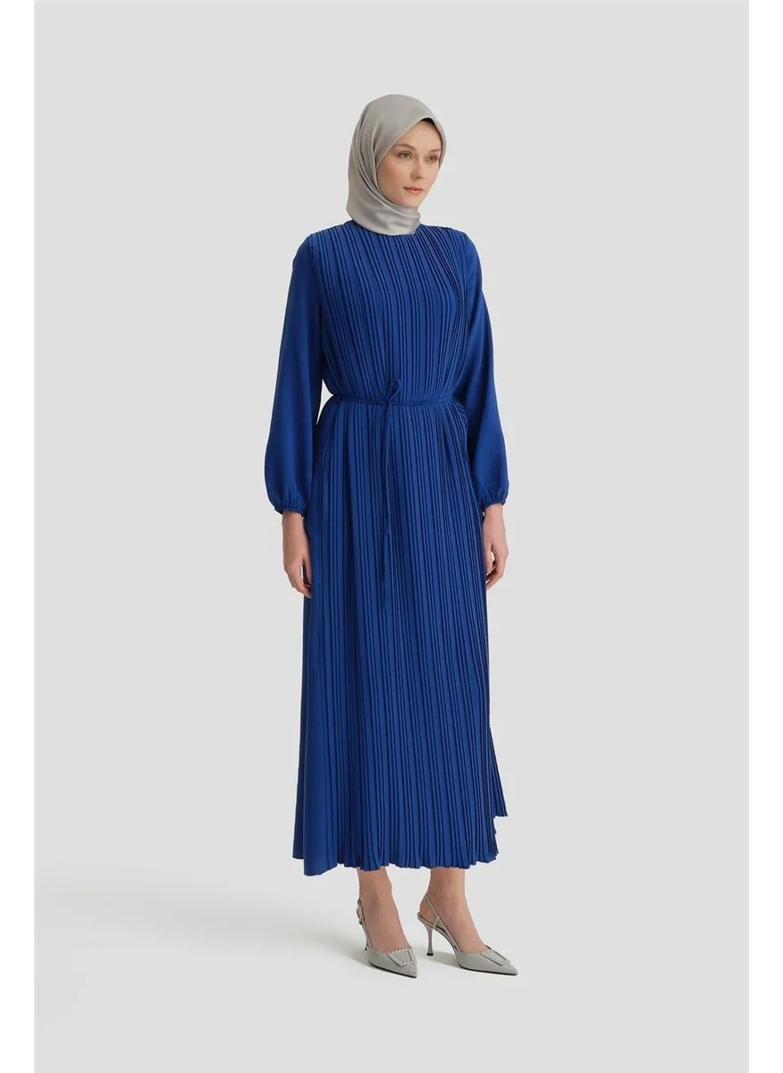 ARMINE Pleated Dress 24Yd9435 Saxe