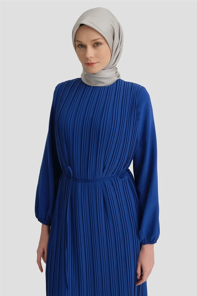ARMINE Pleated Dress 24Yd9435 Saxe